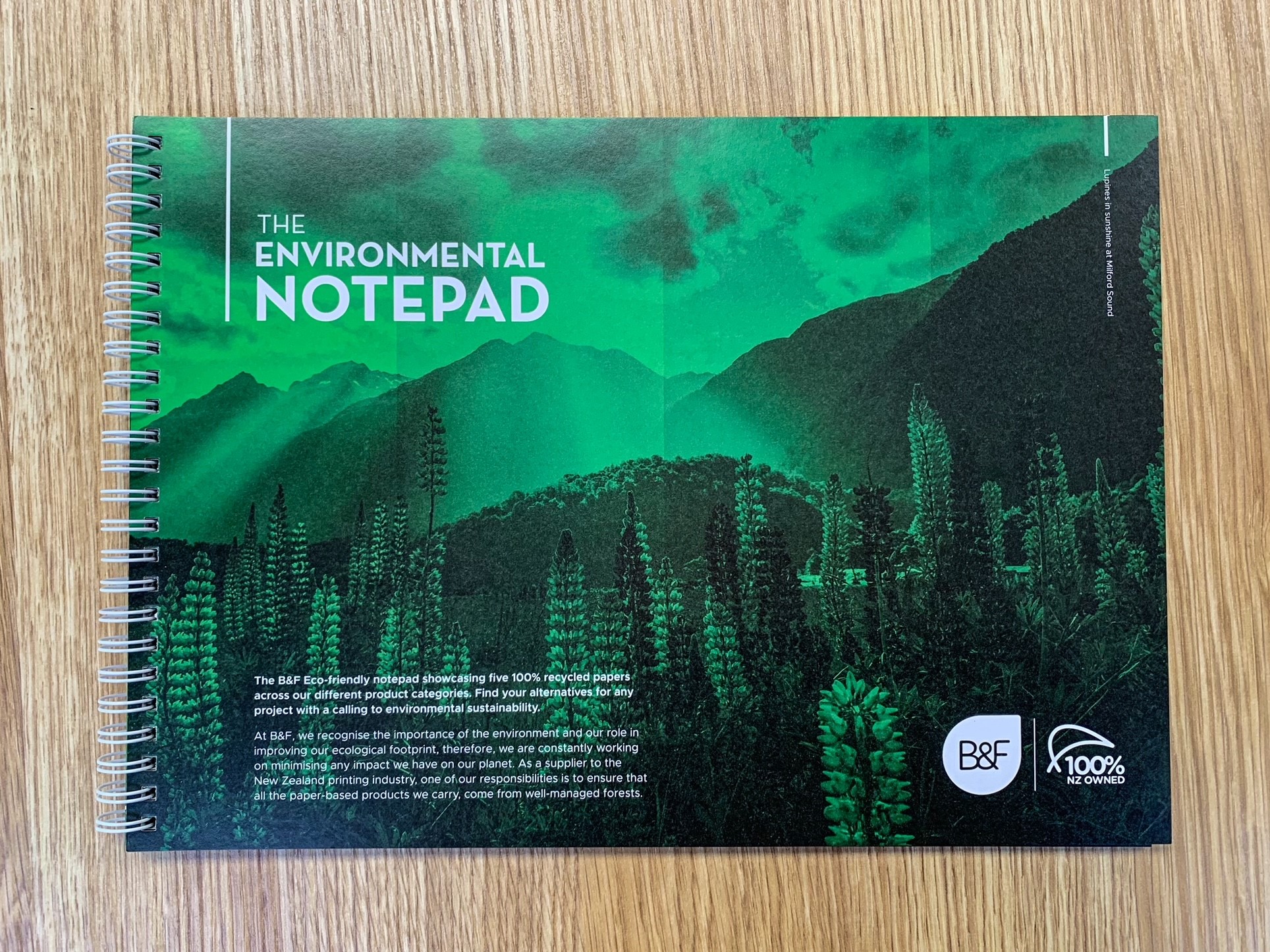 The B&F Environmental Notepad