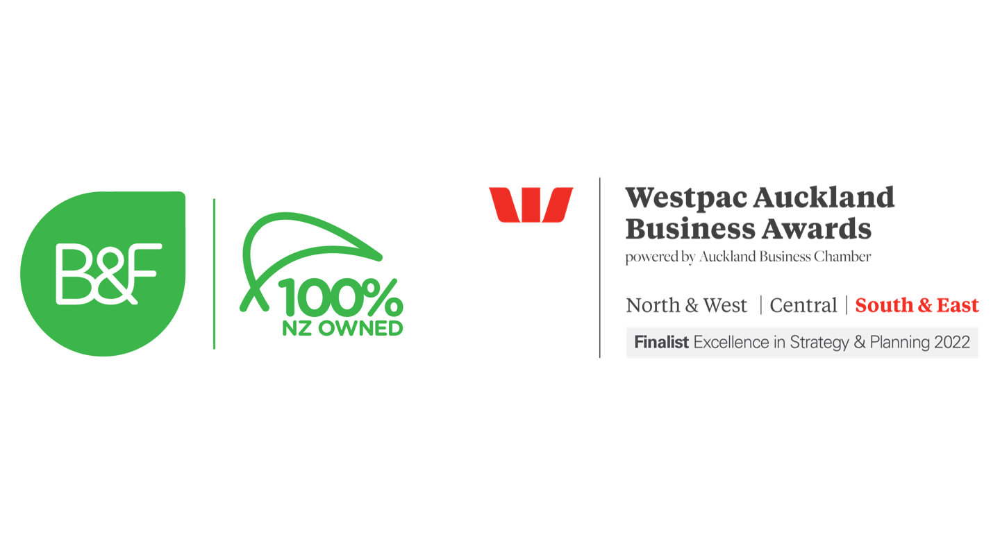 B&F Nominated for the Westpac Business Awards 2022